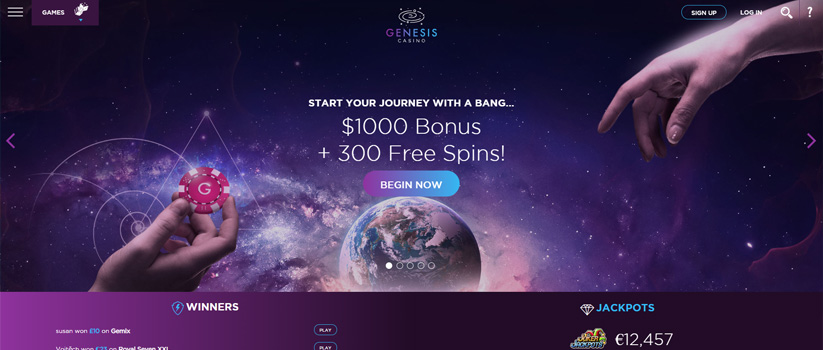 genesis best for jackpots